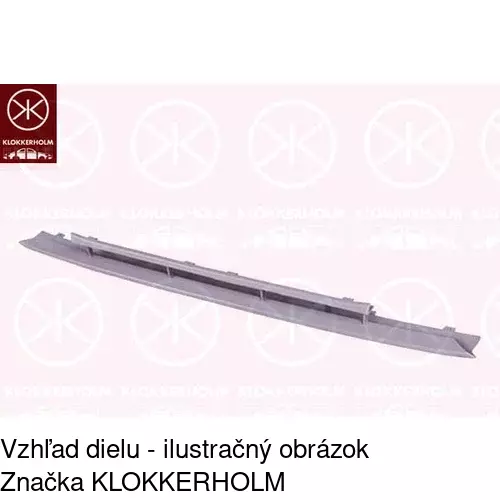 Spojler predného nárazníka POLCAR 130025