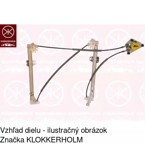 Elektrický mechanizmus okna dverí POLCAR 1300PSE1E