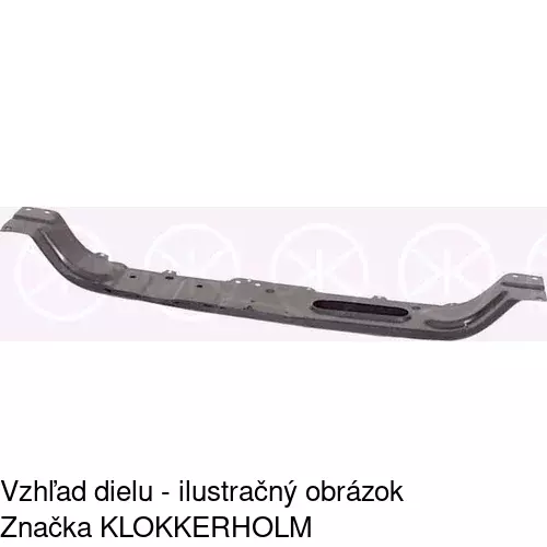 Dolný nosník predného čela POLCAR 130724-1