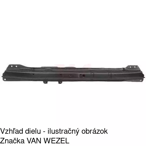 Dolný nosník predného čela 130724 /POLCAR/ - obr. 1