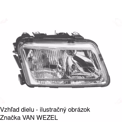 Hlavný reflektor 1323106E /POLCAR/ - obr. 5