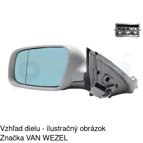 Vonkajšie zrkadlo 1323511E /POLCAR/ - obr. 1