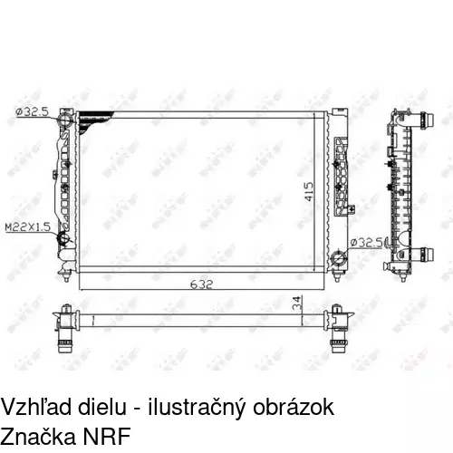 Chladiče vody 132408A7 /POLCAR/ - obr. 3