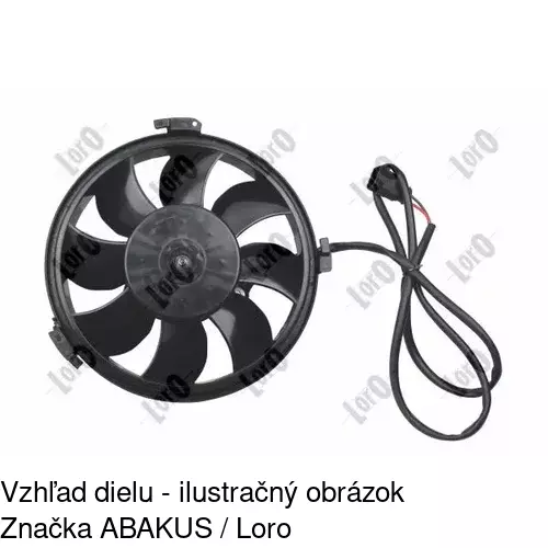 Ventilátory chladičov POLCAR 132423W5-Q