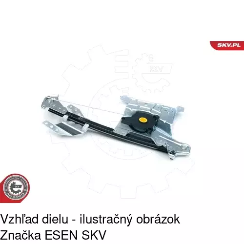 Mechanizmus sťahovania okna elektrický bez motora 1324PSG3 /POLCAR/ - obr. 3