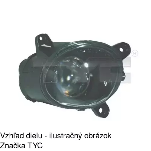 Hmlové svetlo - predné POLCAR 1327295E