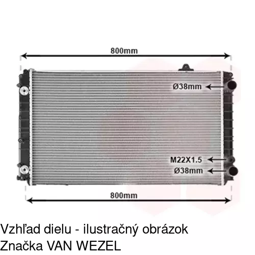 Chladiče vody POLCAR 132808-4
