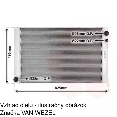 Chladiče vody 1329081X /POLCAR/ - obr. 2