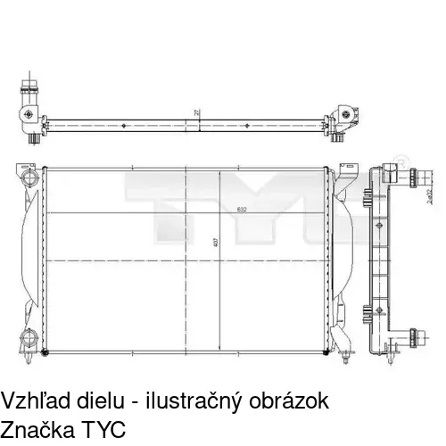 Chladiče vody 133408A1 /POLCAR/