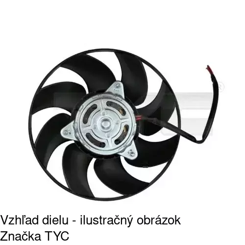 Ventilátor bez krytu / podpery 133423U3-Q /POLCAR/ - obr. 4