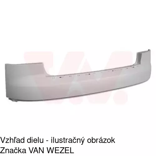 Zadný nárazník 133496 /POLCAR/ - obr. 1