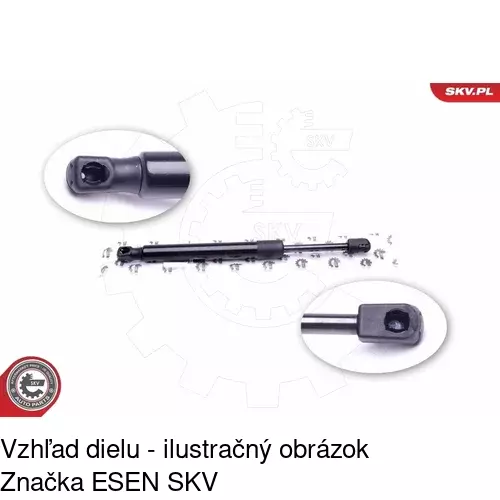 Plynová pružina 1335AB /POLCAR/ - obr. 4