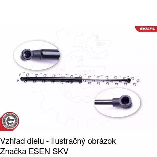 Plynová pružina 1335AB1 /POLCAR/ - obr. 4