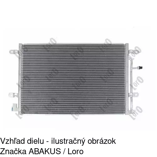 Chladiče klimatizácie 1335K8C1 /POLCAR/ - obr. 5