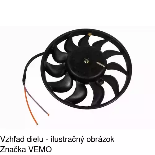 Ventilátor bez krytu / podpery 133823U2-Q /POLCAR/ - obr. 2