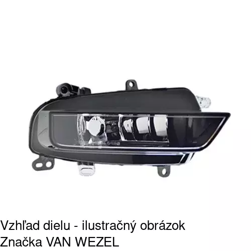Hmlové svetlo - predné 13A130-H /POLCAR/ - obr. 1