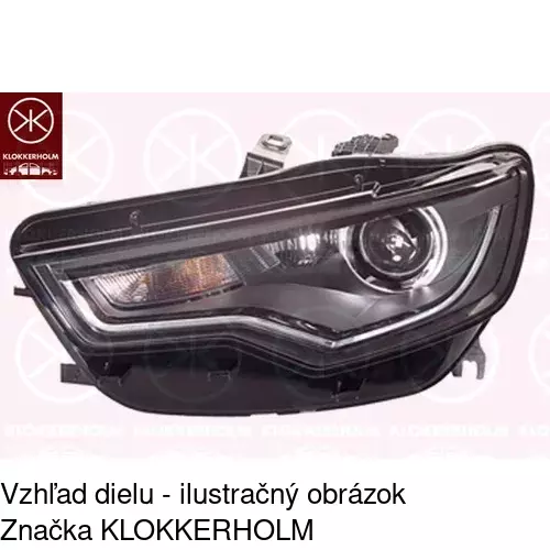Hlavný reflektor 13E1102H /POLCAR/