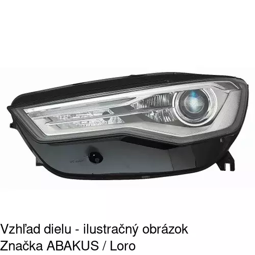 Hlavný reflektor 13E1105H /POLCAR/ - obr. 3