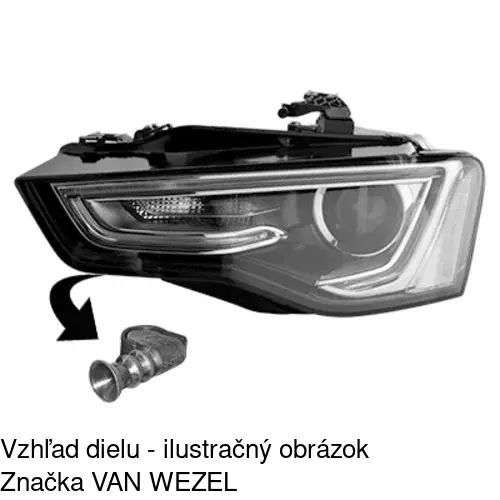 Hlavný reflektor 13S109-U /POLCAR/ - obr. 3