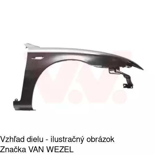 Predný blatník POLCAR 142002-J