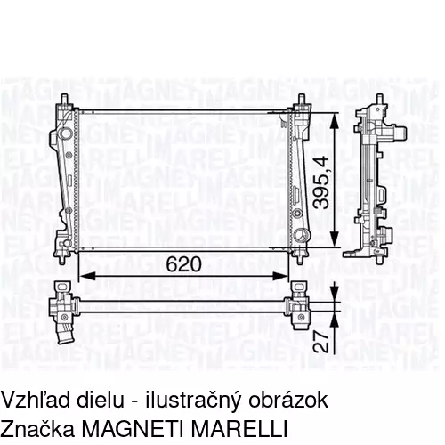 Chladiče vody 1421081X /POLCAR/ - obr. 1