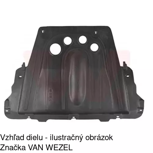 Kryt motora 142134-5 /POLCAR/ - obr. 1