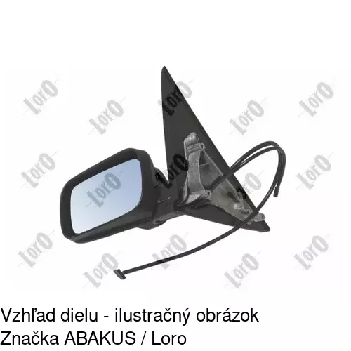 Vonkajšie zrkadlo 2008516E /POLCAR/ - obr. 5