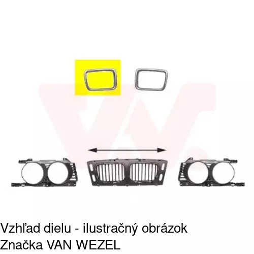 Rámik masky 201505-6 /POLCAR/ - obr. 1