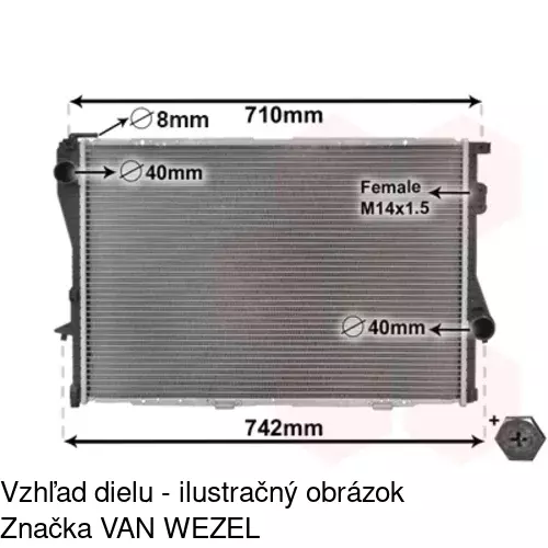 Chladiče vody 201608A6 /POLCAR/ - obr. 4