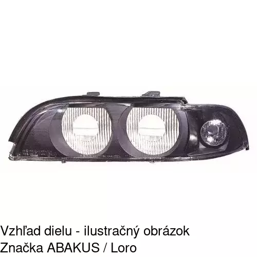Sklo reflektora 2016124E /POLCAR/ - obr. 5