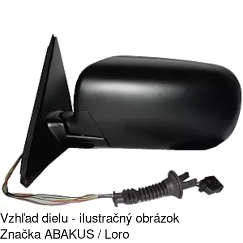 Vonkajšie zrkadlo 2016527M /POLCAR/ - obr. 5