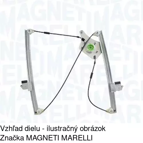 Mechanizmus sťahovania okna elektrický bez motora 2016PSG2 /POLCAR/ - obr. 1