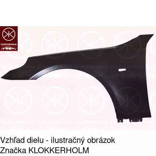 Predný blatník 201701 /POLCAR/