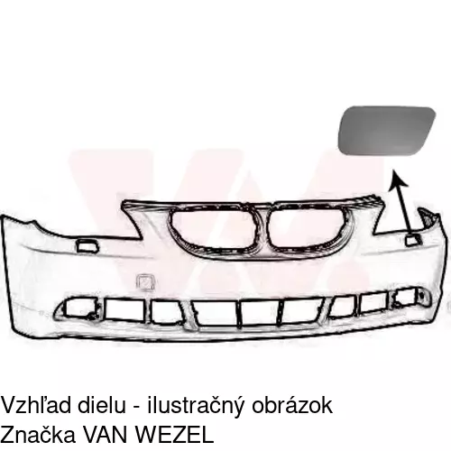 Záslepka ostrekovača svetla 20170713 /POLCAR/ - obr. 1