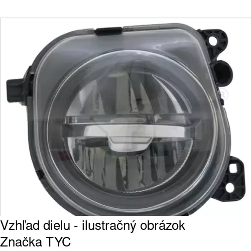 Hmlové svetlo - predné POLCAR 2019303Z