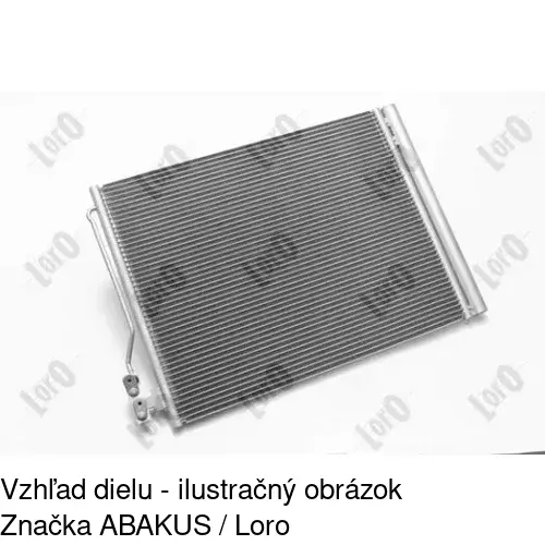 Chladiče klimatizácie 2019K8C2 /POLCAR/ - obr. 2