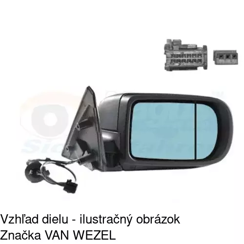 Vonkajšie zrkadlo POLCAR 2022528M