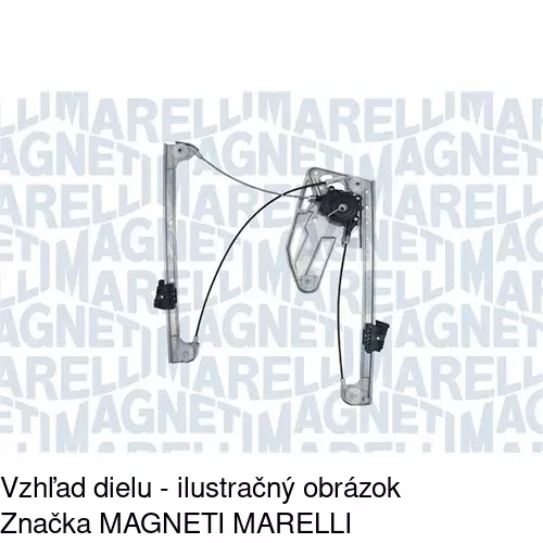 Mechanizmus sťahovania okna elektrický bez motora 2022PSG2 /POLCAR/ - obr. 1