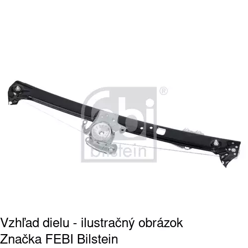 Elektrický mechanizmus okna dverí 2050PSE4 /POLCAR/ - obr. 5