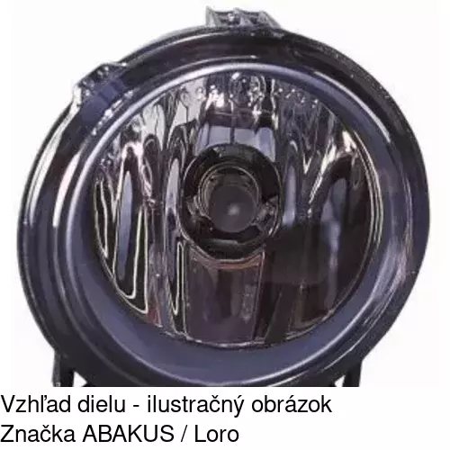 Hmlové svetlo - predné 2052302E /POLCAR/ - obr. 2