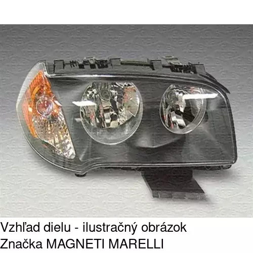 Hlavný reflektor 205509-E /POLCAR/ - obr. 3