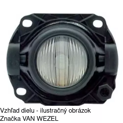 Hmlové svetlo - predné 2055291E /POLCAR/ - obr. 5