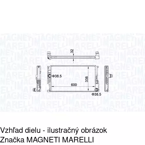 Chladiče vody 20D1082X /POLCAR/