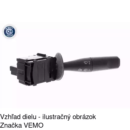 Združený prepínač POLCAR 2306PZW1