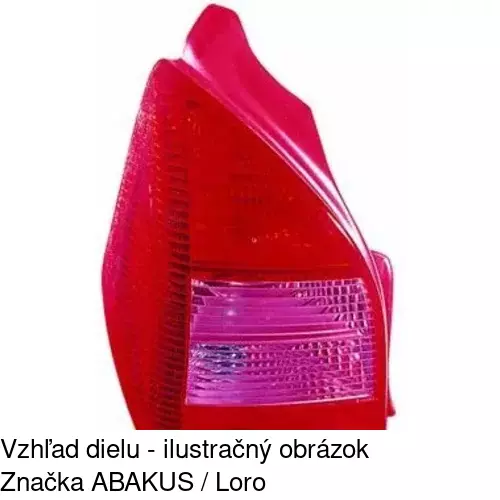 Zadné svetlo 230887-T /POLCAR/ - obr. 1
