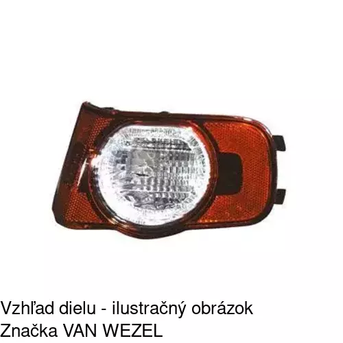 Hmlové svetlo - zadné 2317871V /POLCAR/ - obr. 2