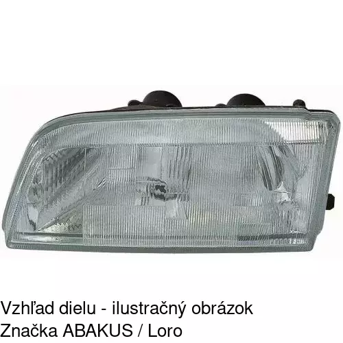 Hlavný reflektor POLCAR 2324102E