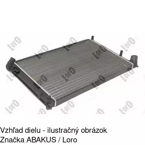 Chladiče vody 232508A8 /POLCAR/