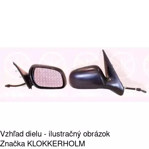 Vonkajšie zrkadlo 2326521M /POLCAR/ - obr. 1