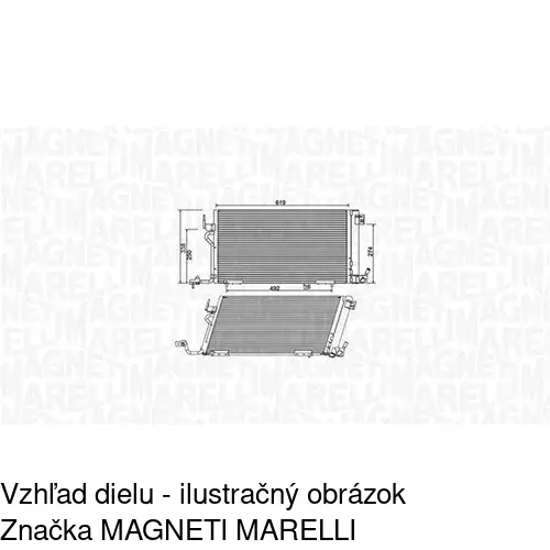 Chladiče klimatizácie 2326K8C2 /POLCAR/ - obr. 1